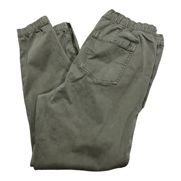 American Eagle Super Stretch High Waisted Ankle Zip Jogger Green Womens 20 - Picture 4 of 8
